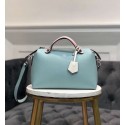 FENDI BY THE WAY REGULAR Small multicoloured leather Boston bag 8BL1245 green&pink JH08633Lg61