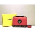 FENDI Kan I Leather Shoulder Bag 8BT284 red JH08651KG16