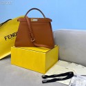 First-class Quality Fendi PEEKABOO ISEEU MEDIUM leather bag 70193 brown JH08482JF90
