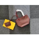 Goyard Calfskin Leather Mini Tote Bag 6782 Wine JH06659IZ26
