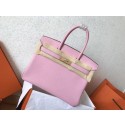 Hermes Birkin 35CM Tote Bag Original Togo Leather BK35 pink JH01633fw56