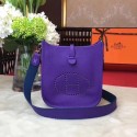 Hermes Evelyne original togo leather mini Shoulder Bag H1187 violet JH01559nZ35
