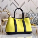 Hermes Garden Party 36cm Tote Bags Original Leather A3698 Yellow JH01320Bh43
