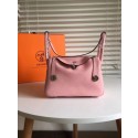 Hermes Lindy togo Original Leather Shoulder Bag 5086 Pink JH01610dt49