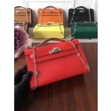 Hermes Mini Kelly Tote Bag Epsom Leather 1707 red JH01544Pu45
