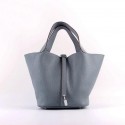 Hermes Picotin 22cm Bags togo Leather 8616 gray-blue JH01850MM62