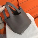 Hermes Picotin Lock PM Bags Original Leather H8688 grey JH01340jn49