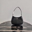 High Quality Prada Saffiano leather shoulder bag 2BC499 black JH04930GY92