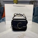 Hot Chloe Original Crocodile skin Leather Top Handle Small Bag 3S030 Black JH08848vL89