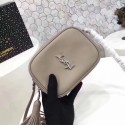 Imitation 1:1 Yves Saint Laurent Original Calf leather mini Shoulder Bag 5804 grey JH08205LT32