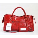 Imitation Balenciaga City Handbag Red 084328 JH09503Sn26