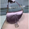 Imitation Dior SADDLE SATIN MINI BAG M447S Lilac JH07107Ru69