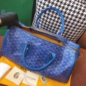 Imitation Goyard Canvas Travel bag 6958 blue JH06645EB28