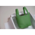 Imitation Hermes Picotin Lock PM Bags Togo Leather H5599 green JH01224dm74