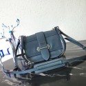 Imitation Prada Cahier Leather Shoulder Bag 1BD095 blue JH05685vW26