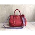Imitation Prada Calf leather bag BN1579 red JH05366aM93