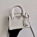Imitation Prada Saffiano leather mini-bag 2BA269 White JH04997qN69
