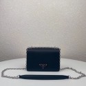 Imitation Prada Saffiano leather mini shoulder bag 2BD032 black JH04990XD29