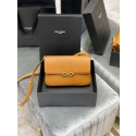 Imitation YSL LE MAILLON SATCHEL IN SMOOTH LEATHER 6497952 Apricot JH07697Ru69