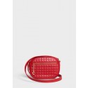 Knockoff CELINE CROSS BODY SMALL C CHARM BAG IN QUILTED CALFSKIN 188363 RED JH05987ll66