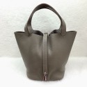 Knockoff Hermes Picotin Lock 22cm Bags togo Leather 1048 Gray JH01714dO66
