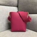 Knockoff Top CELINE SANGLE SMALL BUCKET BAG IN SOFT GRAINED CALFSKIN 189303 ROSE JH05955ZM75