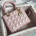 LADY DIOR LAMBSKIN BAG CAL44550 pearly-lustre pink JH07211ja59