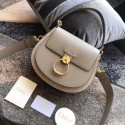 Luxury CHLOE Tess leather and suede cross-body bag 3S152 grey JH08868NG76