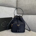 Luxury Prada Re-Edition nylon Tote bag 81166 dark blue JH05149Zu29