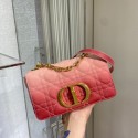 Luxury SMALL DIOR CARO BAG Pink Gradient Cannage Lambskin M9241 JH06711Kv15