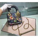 MINI LADY DIOR EMBROIDERED BAG M0598CRMH-2 JH07250Js36