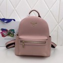 Prada Calf leather backpack 2819 pink JH05298Dy68
