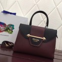 Prada Calf leather bag 13709 Burgundy JH05348sX32
