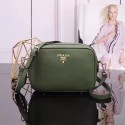 Prada Calf leather Shoulder Bag 1BH082 green JH05600xf55