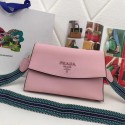 Prada Calf leather shoulder bag 66138 pink JH05254TL77