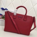 Prada Concept Leather handbag 1BA183 red JH05460ki86