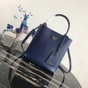 Prada Double Saffiano leather bag 1BA212 blue JH05504cm95