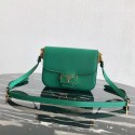 Prada Embleme Saffiano leather bag 1BD217 green JH05167NE93