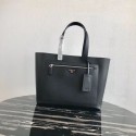 Prada Embleme Saffiano leather bag 2VE015 black JH05163bM53