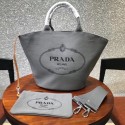 Prada fabric handbag 1BG163 grey JH05543de78