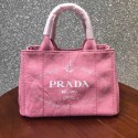 Prada Fabric Printed Tote 1BG439 pink JH05535DO87