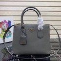 Prada Galleria Saffiano Leather Bag 1BA232 Grey JH05217xK90