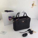 Prada Galleria Small Saffiano Leather Bag BN2316 black JH05336UI88