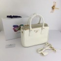 Prada Galleria Small Saffiano Leather Bag BN2316 white JH05338uK17
