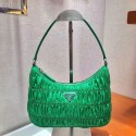 Prada Nylon and Saffiano leather mini bag 1NE204 green JH05064DV39