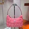 Prada Nylon and Saffiano leather mini bag 1NE204 pink JH05063ah31