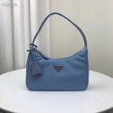 Prada Nylon tote bag 1NE515 light blue JH05173sj48