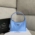 Prada Re-Edition 2000 nylon mini-bag 91515 blue JH05053tQ92