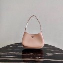 Prada Saffiano leather shoulder bag 2BC499 pink JH04931iv85