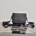 Prada Saffiano leather shoulder bag 2VD038 black JH04938Ce27